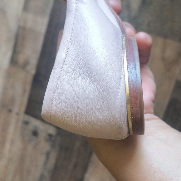 Tory Burch Minnie Cap Toe Ballet Flat Pink Sz 7.5 Women - Picture 8 of 17